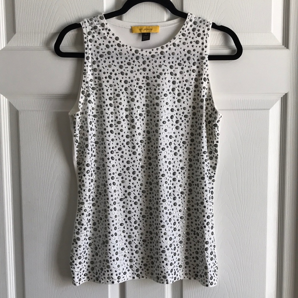 St John Embellished Tank‎ / SZ M